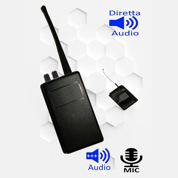 Microspia ambientale audio per ascolto a distanza
