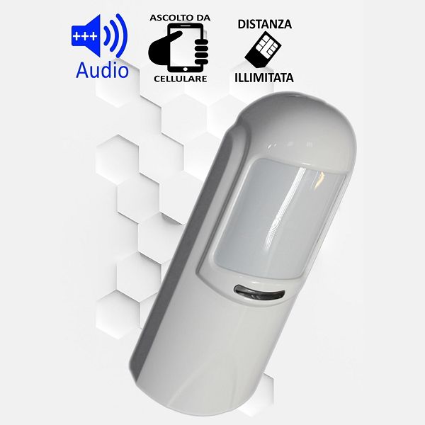 Sensore allarme con micro camera nascosta