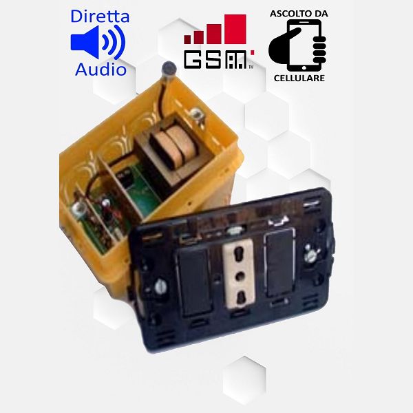 Presa elettrica con microspia GSM