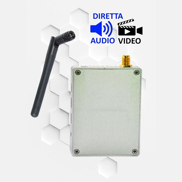 Registratore wifi integrato per trasmissione audio