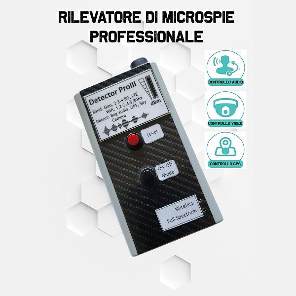 Rilevatore professionale microspie e cimici
