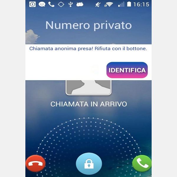 Sistema contro chiamate anonime anti stalking e spam