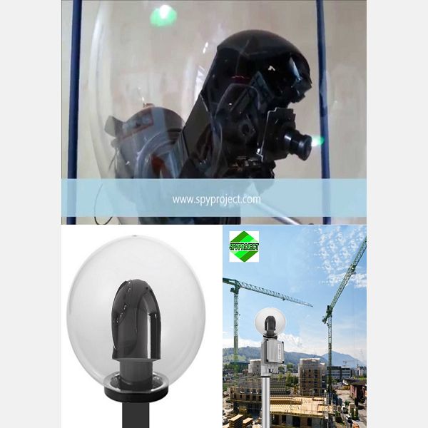 Telecamera visione a distanza da cantiere brandeggio e 4G