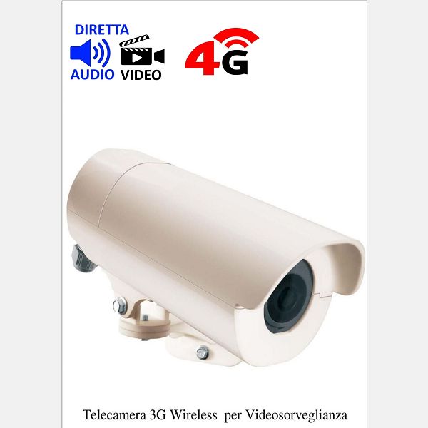 Telecamera di sorveglianza 4G per esterno