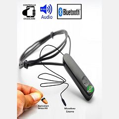 Microauricolare collana bluetooth spia Art.307