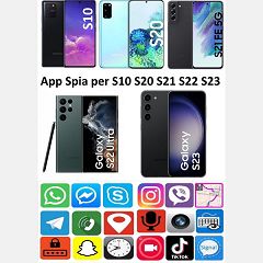 Software spia Samsung Galaxy S10 e S10 plus mensile Art.494