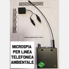 Microspia UHF filtro telefono fisso Art.84